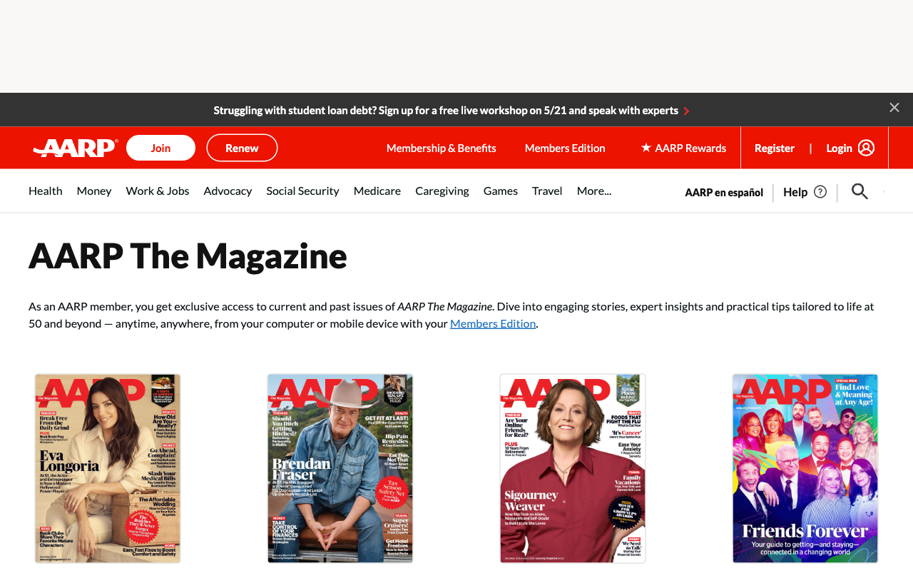AARP The Magazine magazine