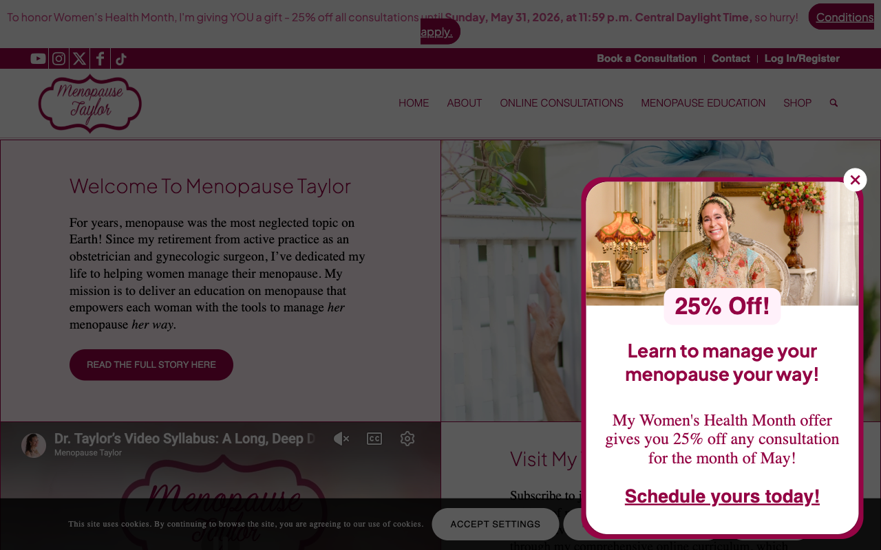 Dr. Barbara Taylor (Menopause Taylor)