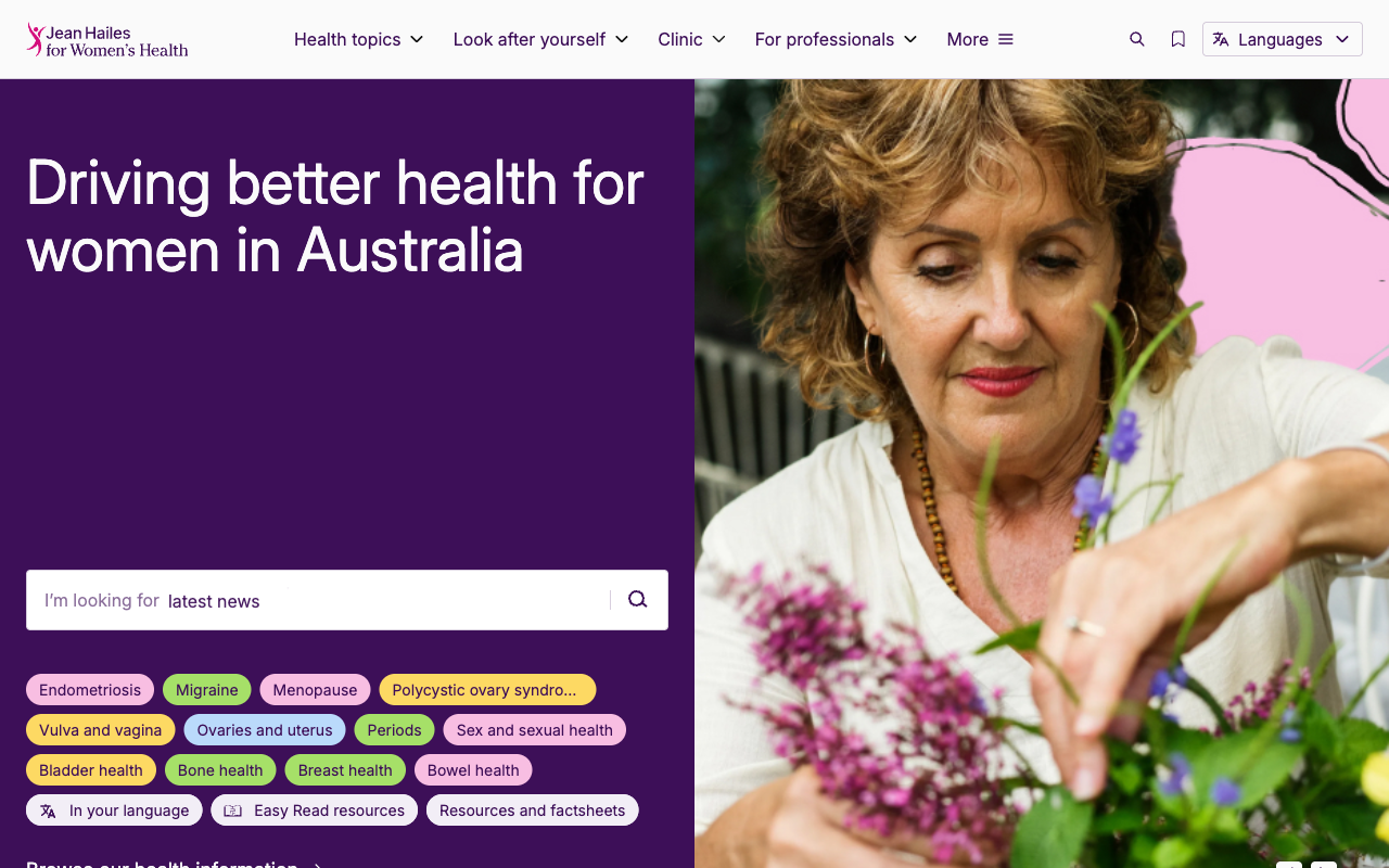 Jean Hailes for Women's Health