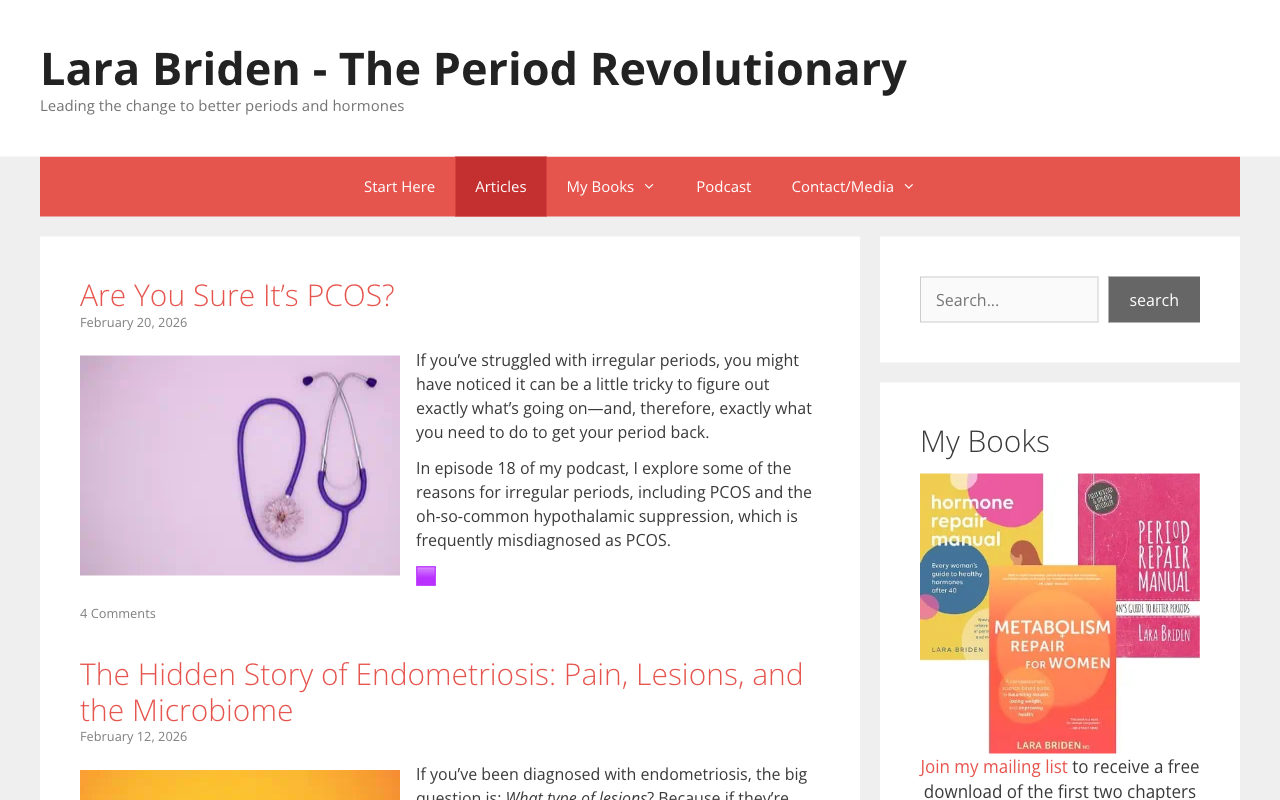 Lara Briden - The Period Revolutionary blog