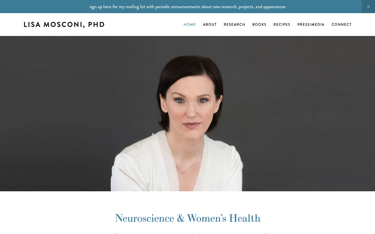 Lisa Mosconi PhD