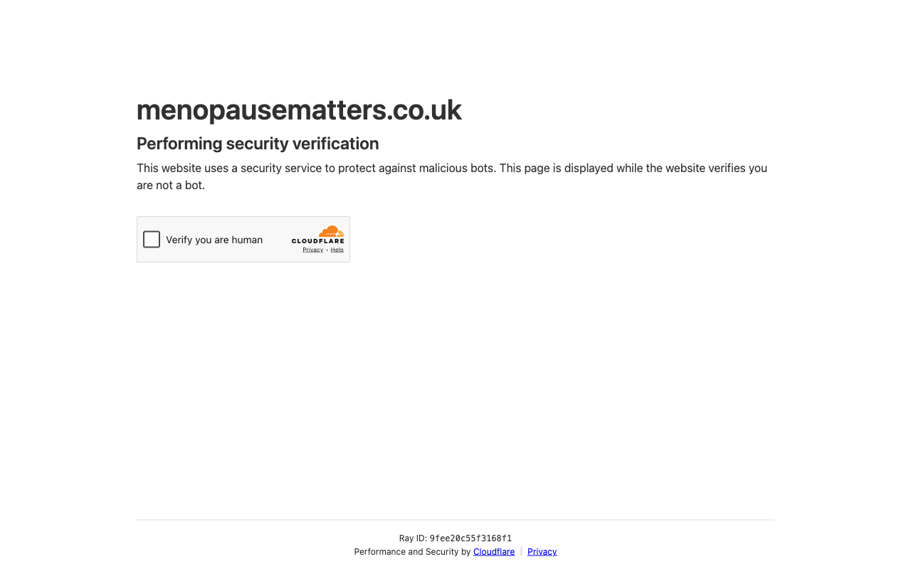 Menopause Matters blog