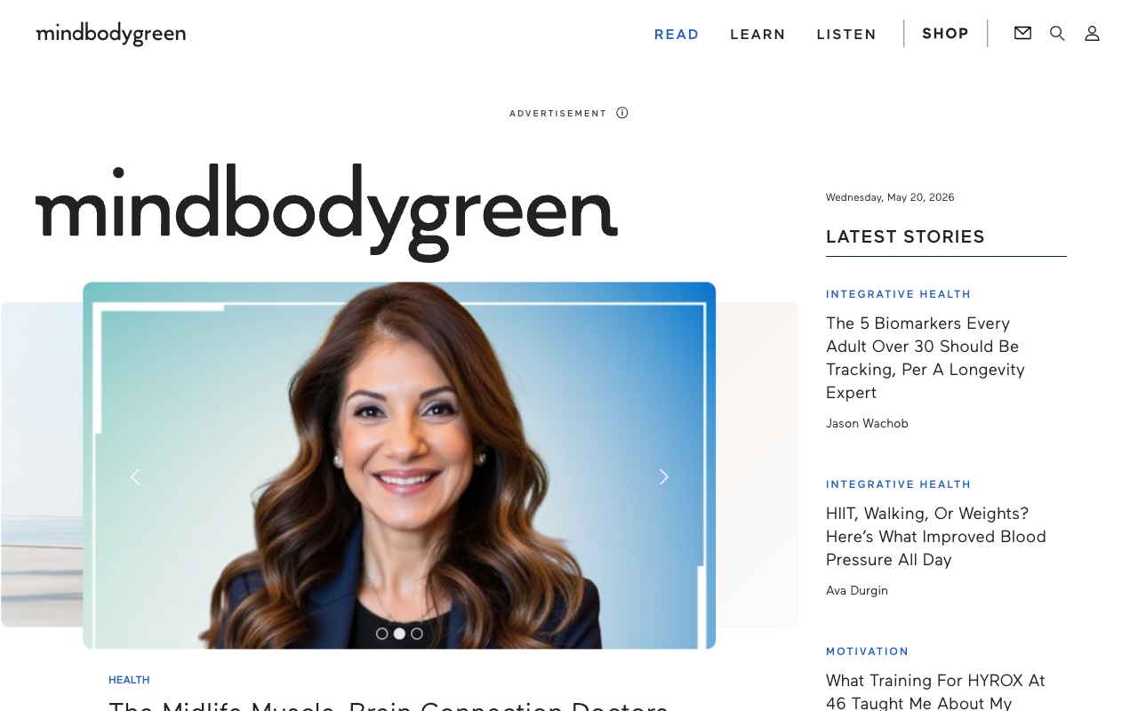 Mind Body Green Publication magazine