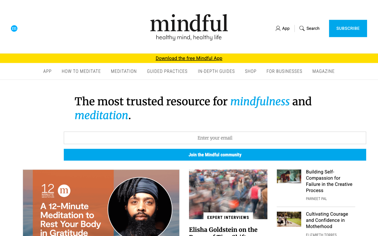 Mindful Magazine magazine