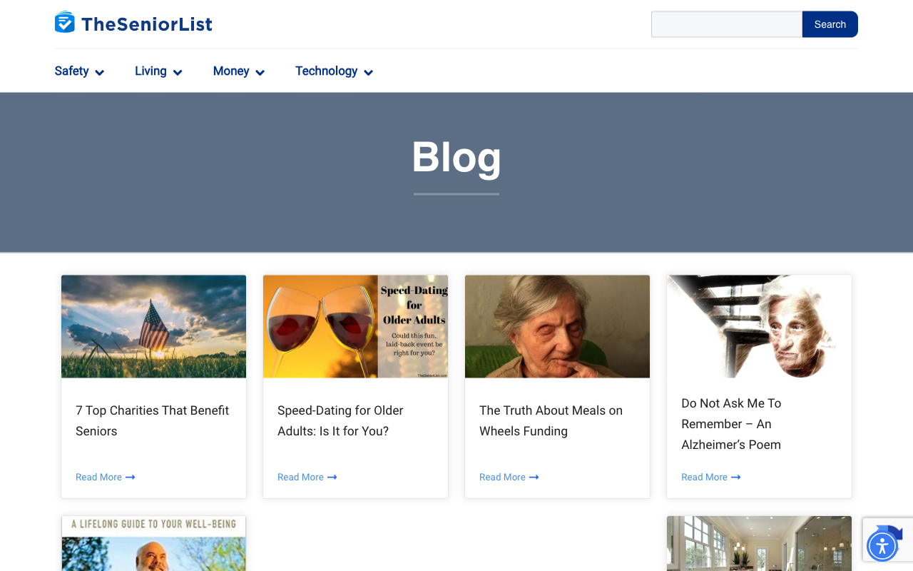 The Senior List blog