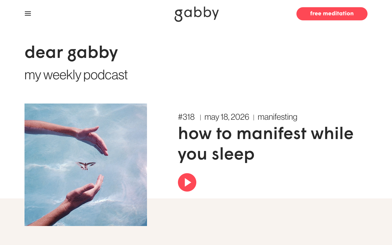 The Gabby Bernstein Podcast podcast