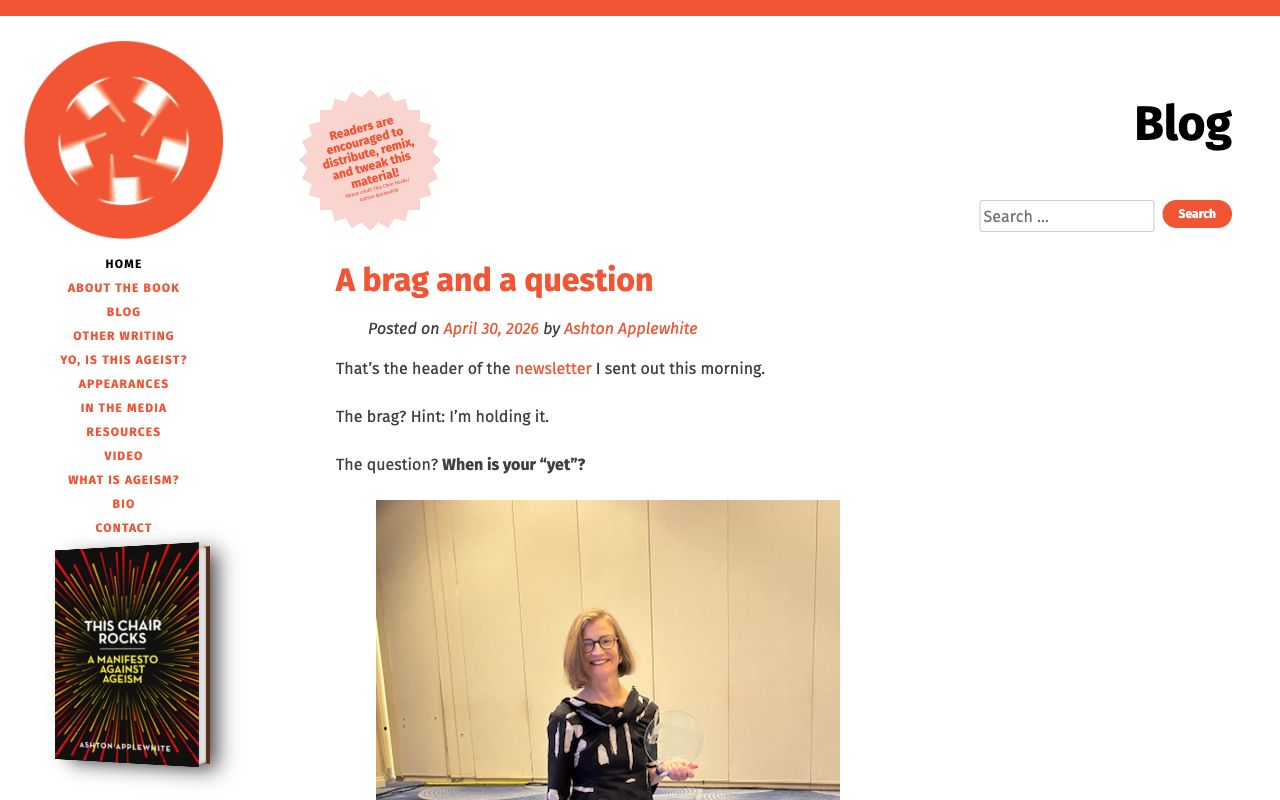 This Chair Rocks - Ashton Applewhite blog