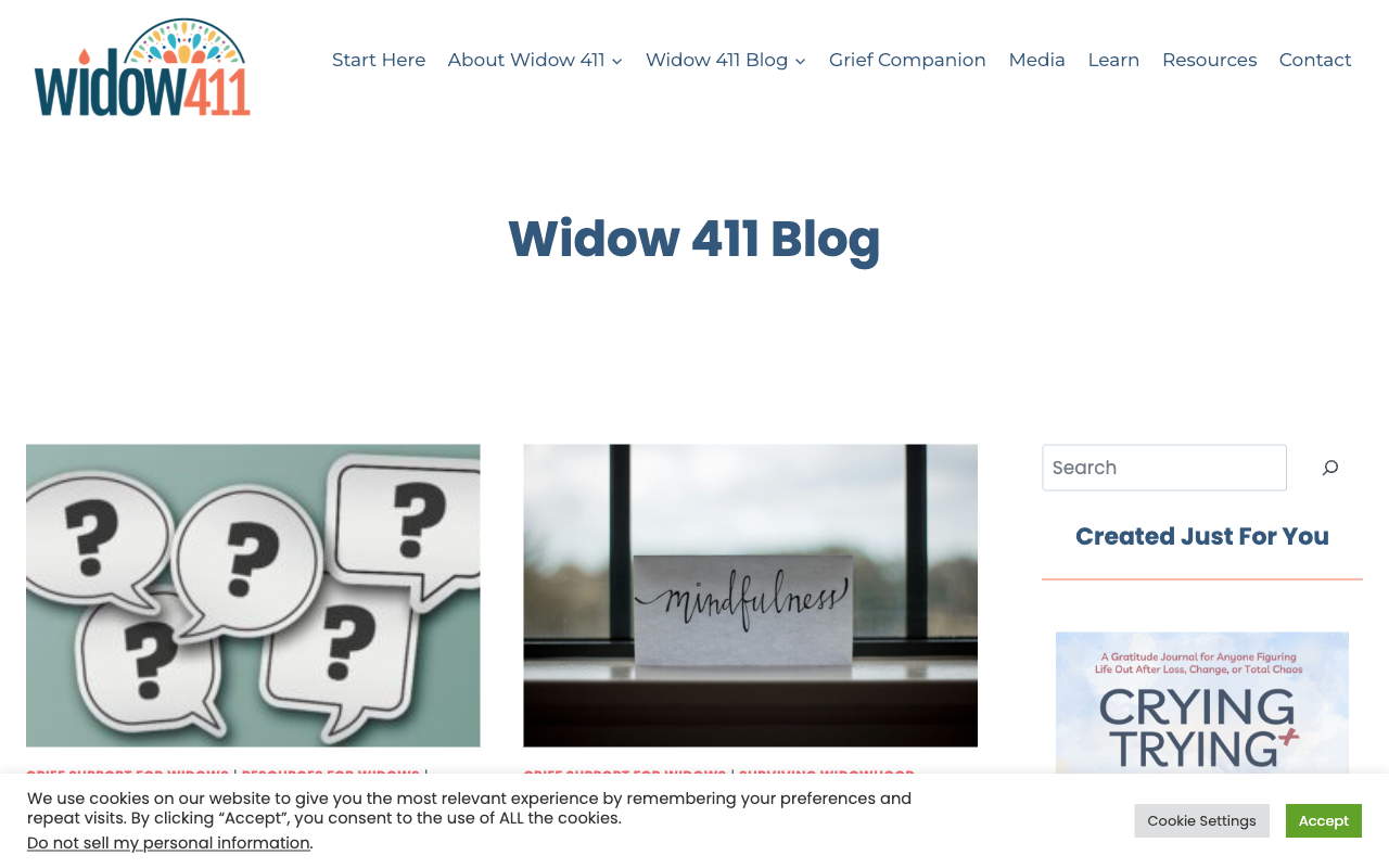 Widow 411 blog