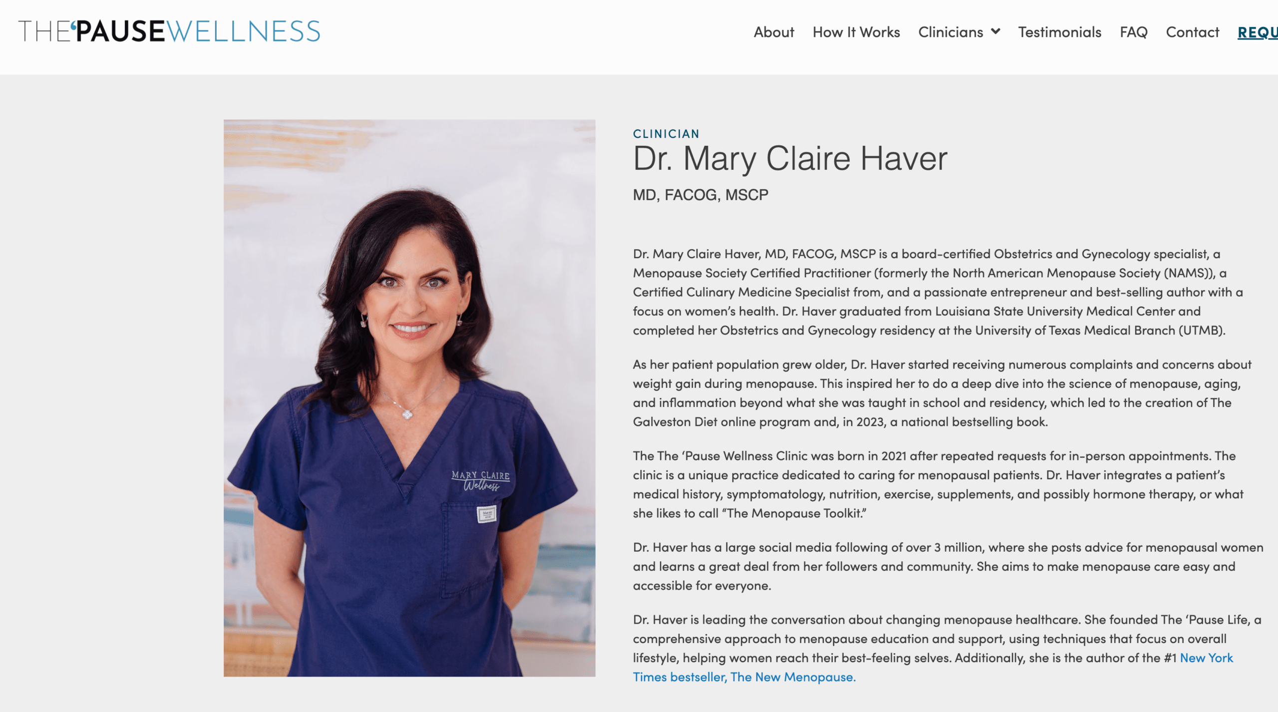 Dr. Mary Claire Haver