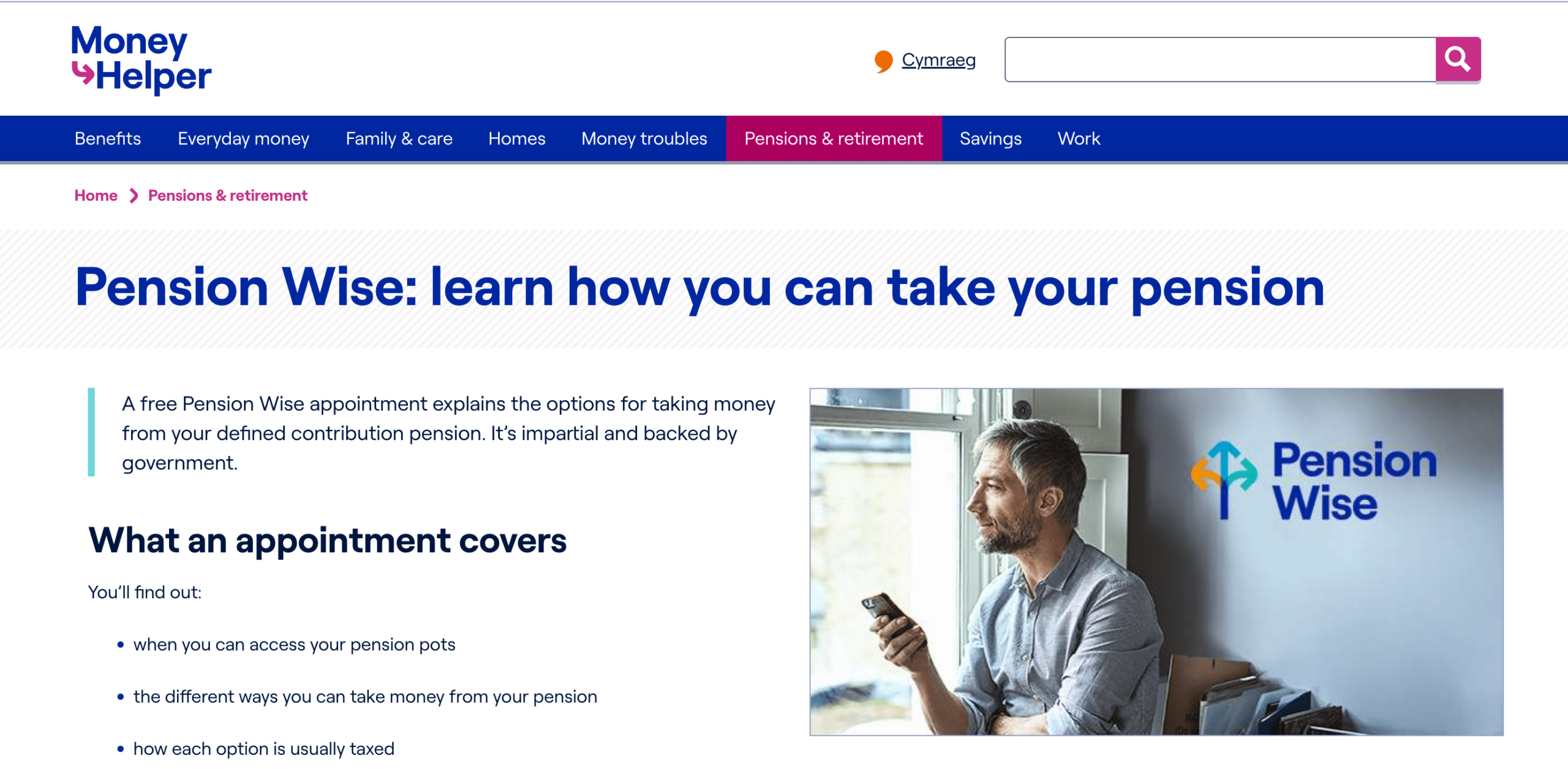 National Pension Wise / Money Helper