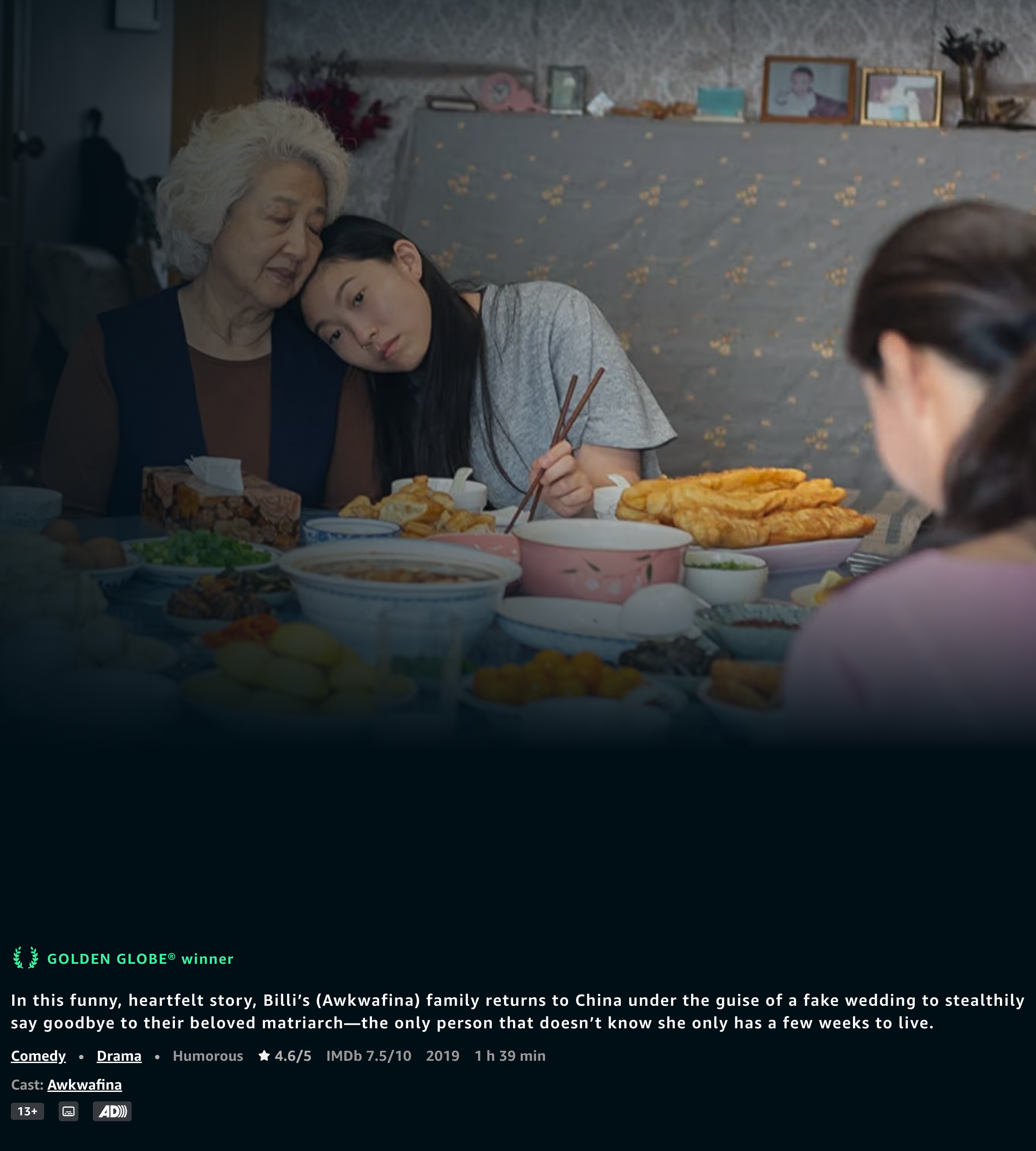 The Farewell movie poster