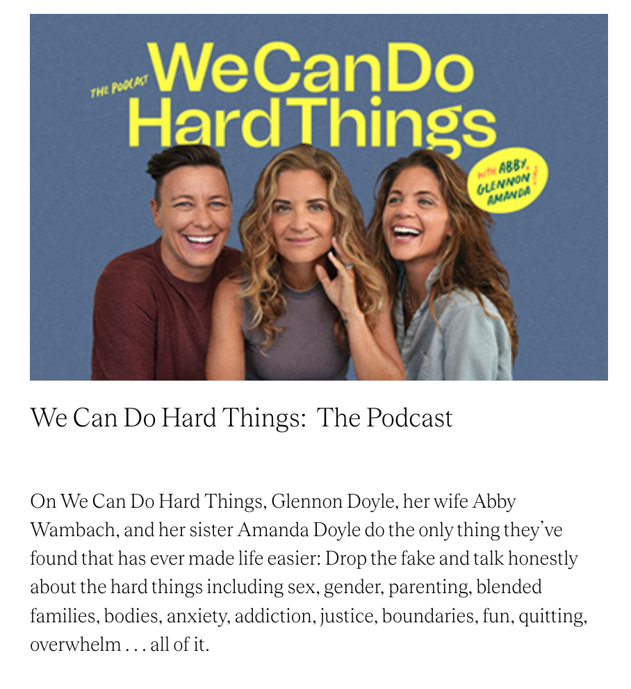 We Can Do Hard Things podcast