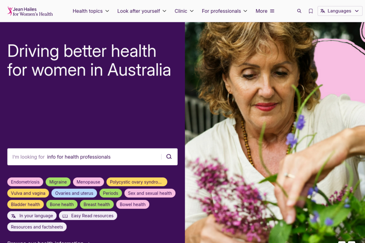 Jean Hailes for Women’s Health