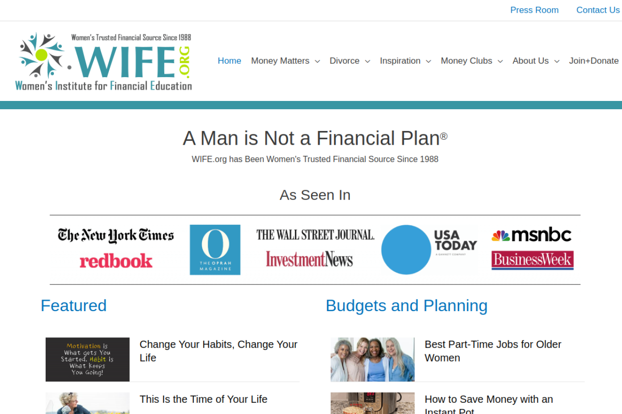 WIFE.org website